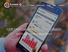 Tablet Screenshot of expense-iq.com
